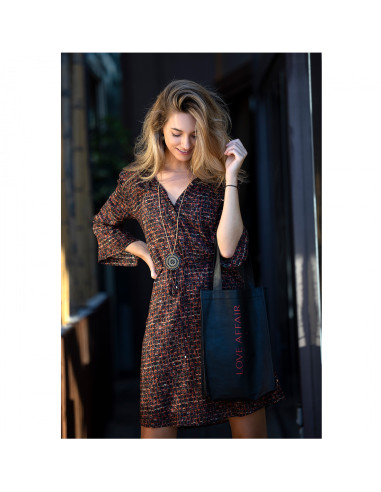 Kylie - Blusenkleid in Icon red