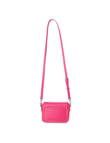 Boxy Schultertasche in pink