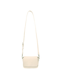 Boxy Schultertasche in offwhite