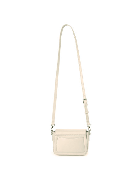 Boxy Schultertasche in offwhite
