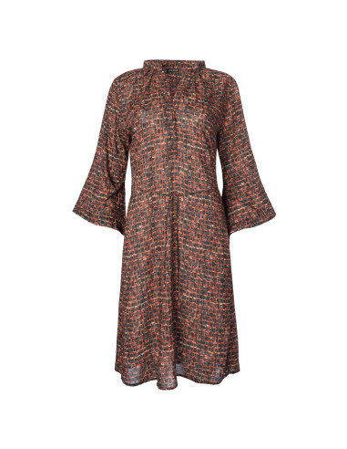 Kylie - Blusenkleid in Icon red