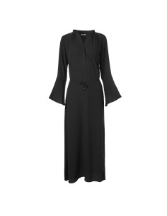 Langes Sommerkleid in schwarz