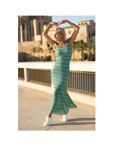 Mary Kleid in Misson blau