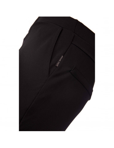 Love-Affair | Yemise schwarze Hose aus leichtem Stoff | shop.love-affair.com